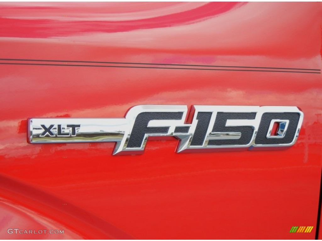 2013 F150 XLT SuperCrew - Race Red / Steel Gray photo #5