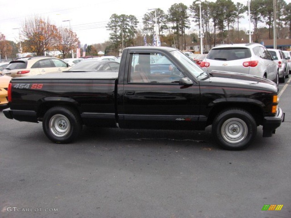 1990 C/K C1500 454 SS - Onyx Black / Red photo #3