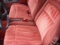 1990 Chevrolet C/K Red Interior Front Seat Photo
