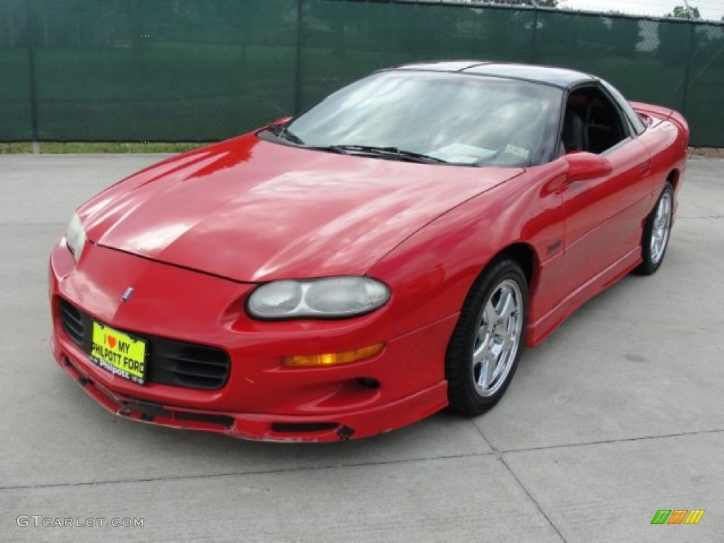 2002 Camaro Z28 SS 35th Anniversary Edition Coupe - Bright Rally Red / Ebony Black photo #7