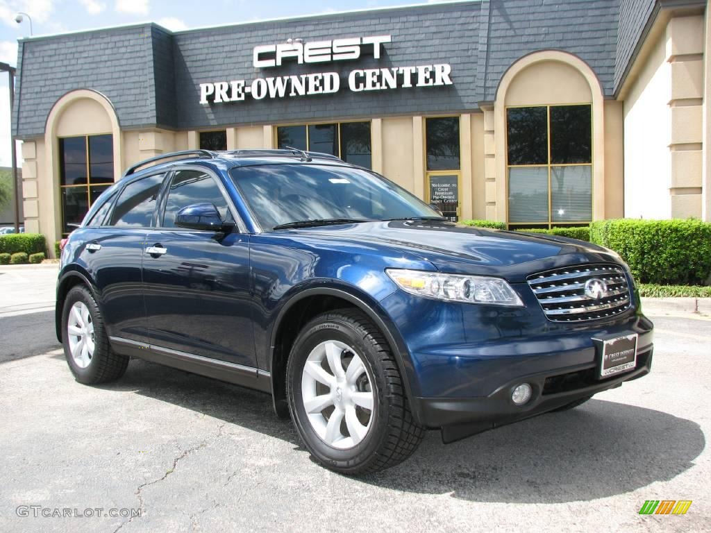 Sapphire Blue Infiniti FX