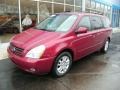 2006 Claret Red Kia Sedona LX  photo #1