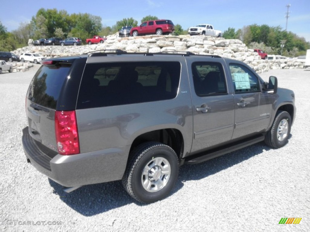 2012 Yukon XL 2500 SLT 4x4 - Graystone Metallic / Ebony photo #26