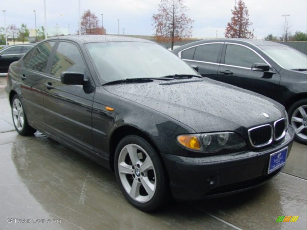 2004 3 Series 325xi Sedan - Jet Black / Black photo #1