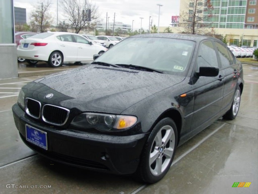 2004 3 Series 325xi Sedan - Jet Black / Black photo #2