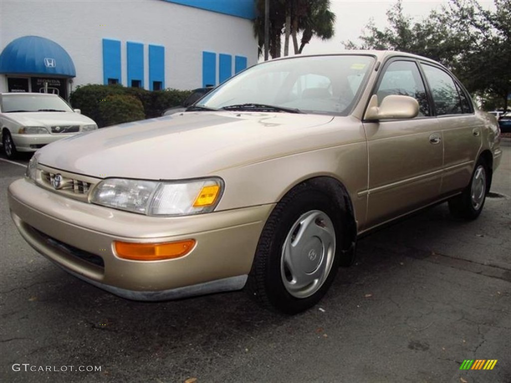 1997 Corolla DX - Cashmere Beige Metallic / Beige photo #7