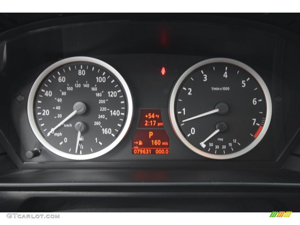 2007 BMW 5 Series 525i Sedan Gauges Photo #75715076