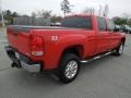 2011 Fire Red GMC Sierra 2500HD SLT Crew Cab 4x4  photo #4