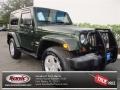 Jeep Green Metallic 2007 Jeep Wrangler Sahara 4x4