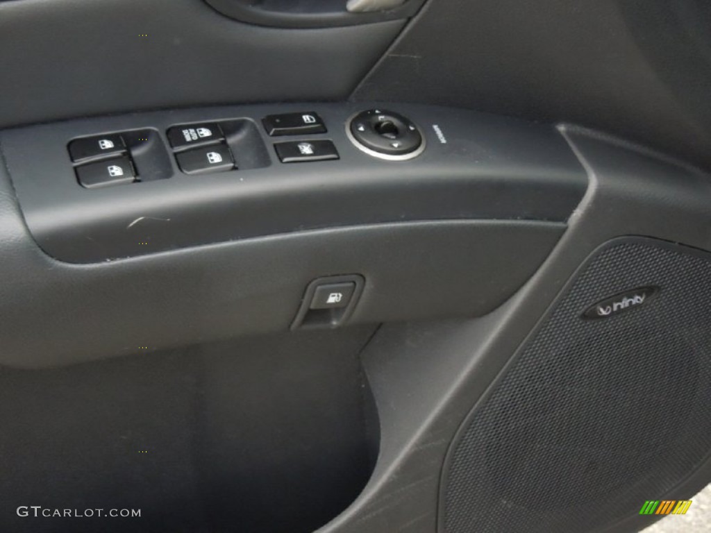 2009 Santa Fe Limited - Bright Silver / Black photo #12