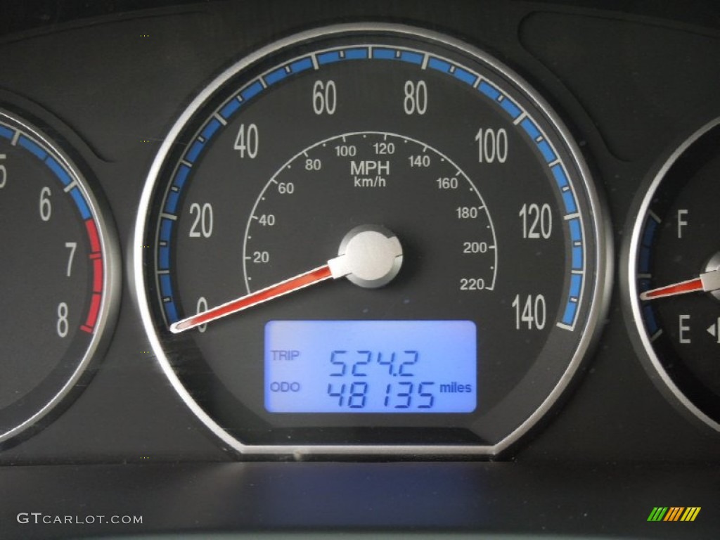 2009 Santa Fe Limited - Bright Silver / Black photo #18