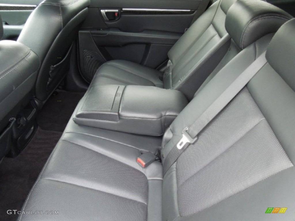 2009 Santa Fe Limited - Bright Silver / Black photo #19