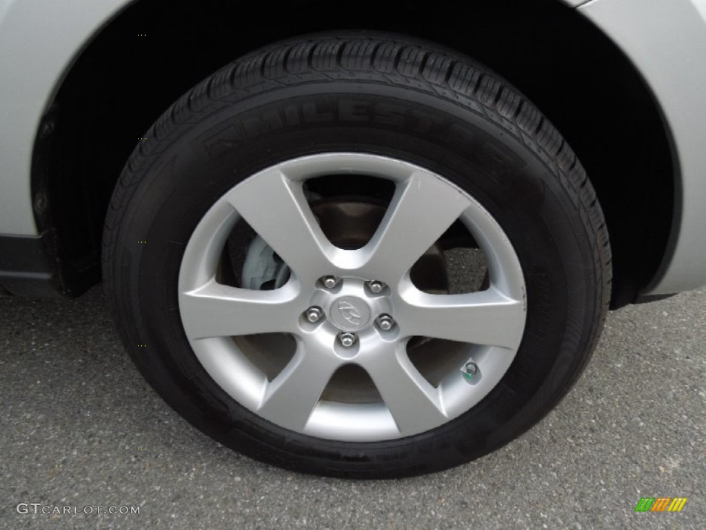 2009 Santa Fe Limited - Bright Silver / Black photo #23