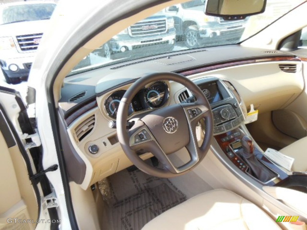 2013 LaCrosse FWD - White Diamond Tricoat / Cashmere photo #10