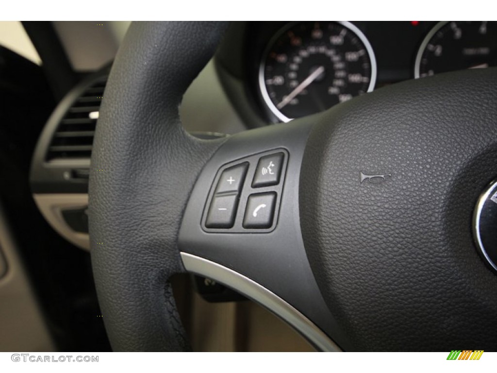 2011 1 Series 128i Coupe - Jet Black / Taupe photo #26