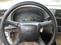 2001 Chevrolet Blazer Medium Gray Interior Steering Wheel Photo