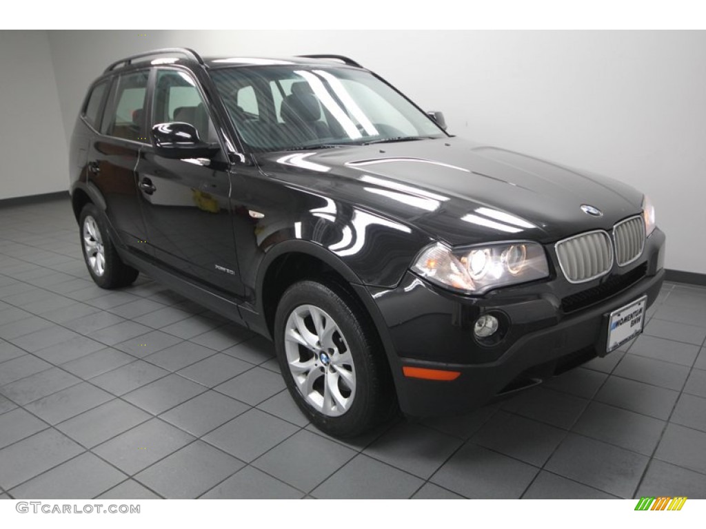 2010 X3 xDrive30i - Jet Black / Black photo #1