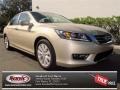 2013 Champagne Frost Pearl Honda Accord EX Sedan  photo #1