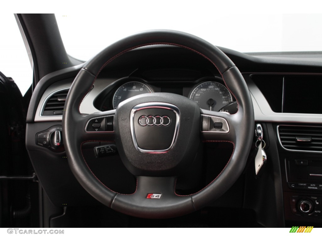 2011 Audi S4 3.0 quattro Sedan Steering Wheel Photos