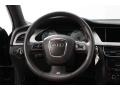 Black/Red 2011 Audi S4 3.0 quattro Sedan Steering Wheel