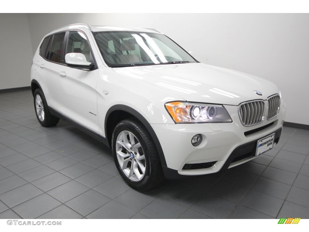 2012 X3 xDrive 35i - Alpine White / Sand Beige photo #1