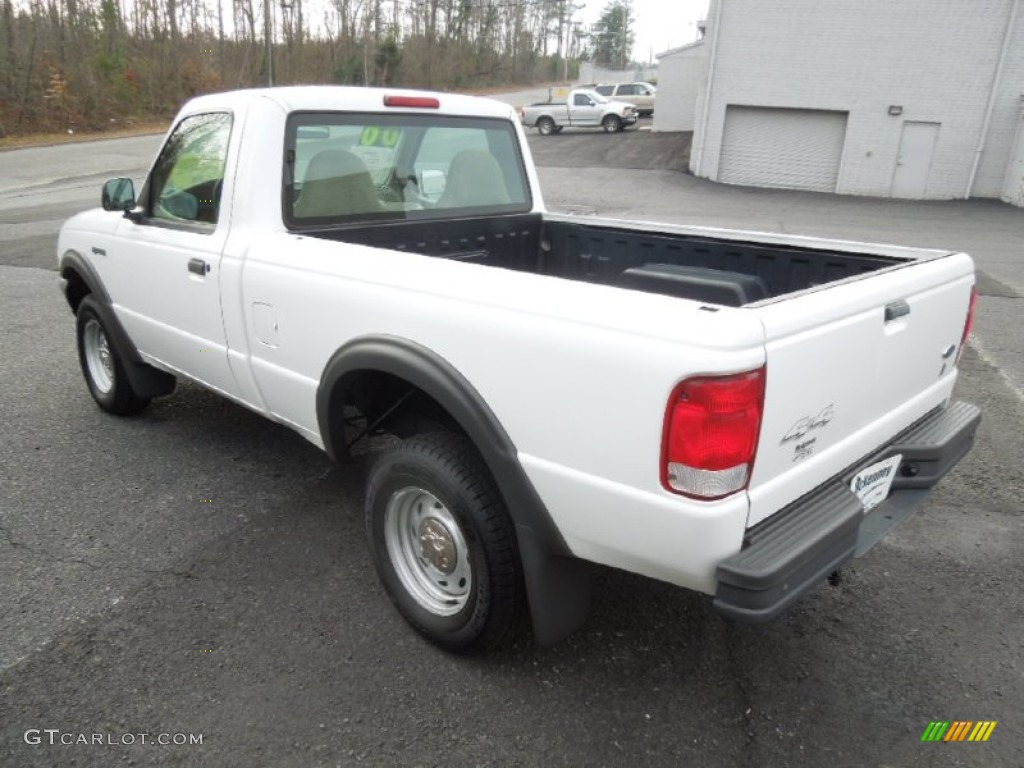 Oxford White 2000 Ford Ranger XL Regular Cab 4x4 Exterior Photo #75718126