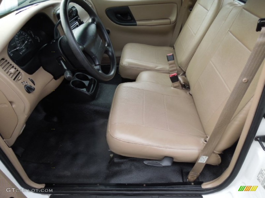 Medium Prairie Tan Interior 2000 Ford Ranger Xl Regular Cab