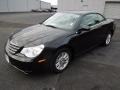Brilliant Black Crystal Pearl 2008 Chrysler Sebring Touring Hardtop Convertible Exterior