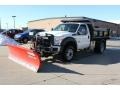 Oxford White 2011 Ford F550 Super Duty XL Regular Cab 4x4 Dump Truck