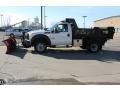 Oxford White - F550 Super Duty XL Regular Cab 4x4 Dump Truck Photo No. 2