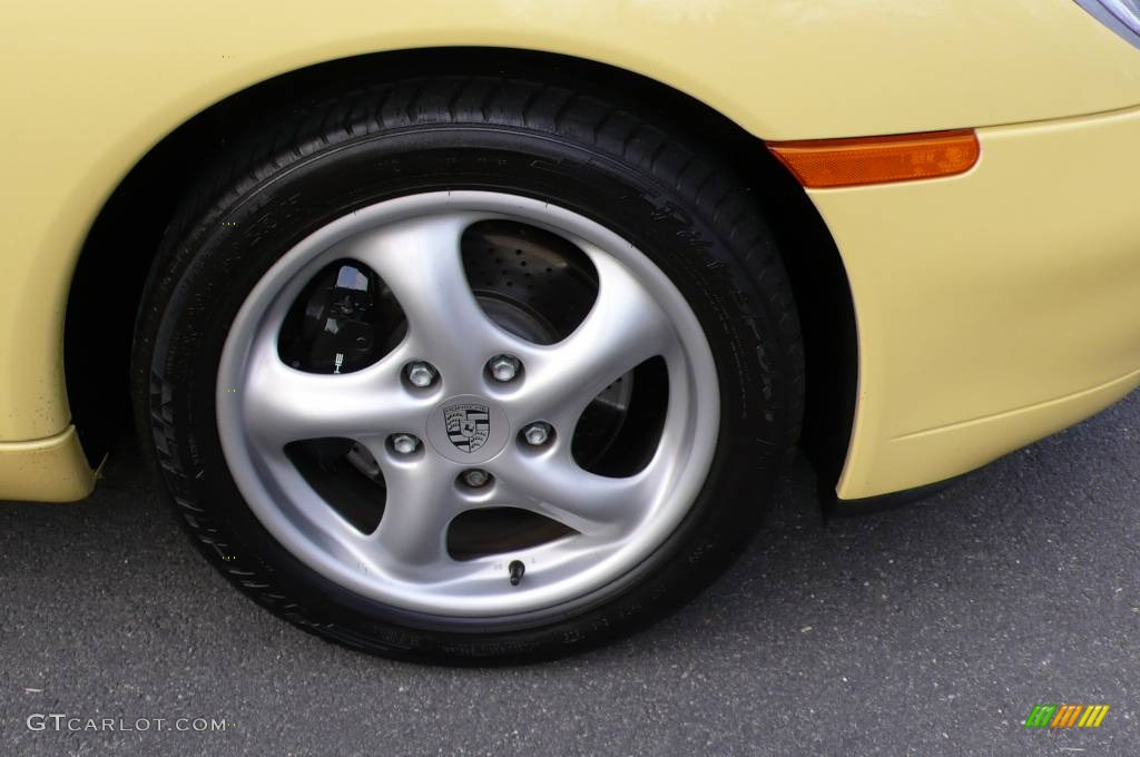 1999 911 Carrera Cabriolet - Pastel Yellow / Black photo #9