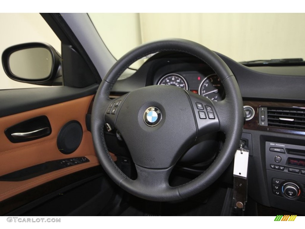 2010 3 Series 328i Sedan - Black Sapphire Metallic / Saddle Brown Dakota Leather photo #28