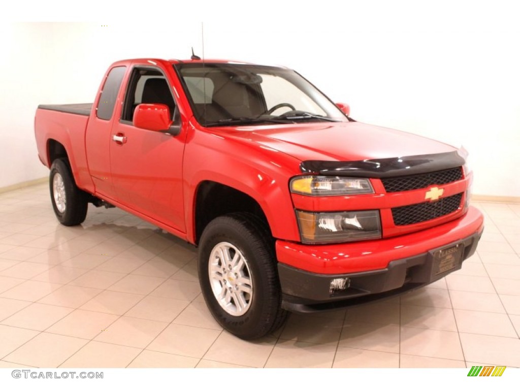 Victory Red 2012 Chevrolet Colorado LT Extended Cab 4x4 Exterior Photo #75724518