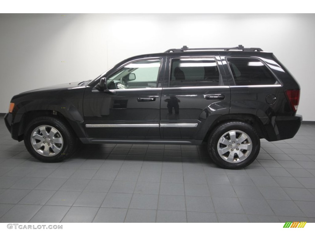 Brilliant Black Crystal Pearl 2009 Jeep Grand Cherokee Limited Exterior Photo #75724575