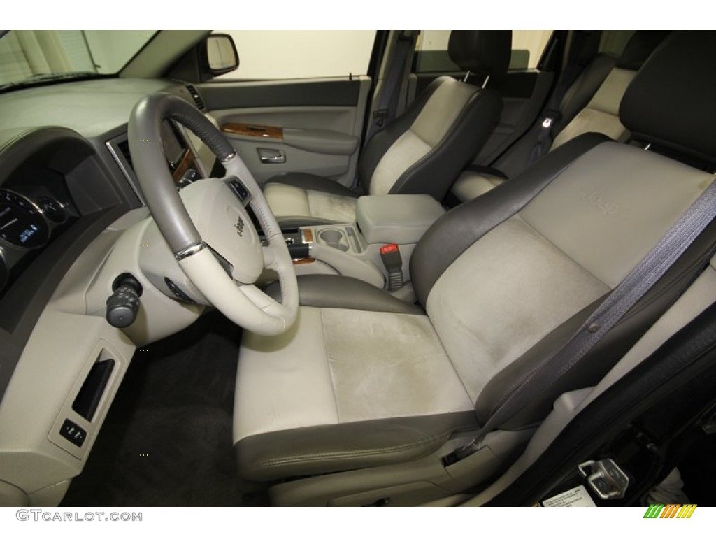 Dark Slate Gray/Light Graystone Royale Leather Interior 2009 Jeep Grand Cherokee Limited Photo #75724581