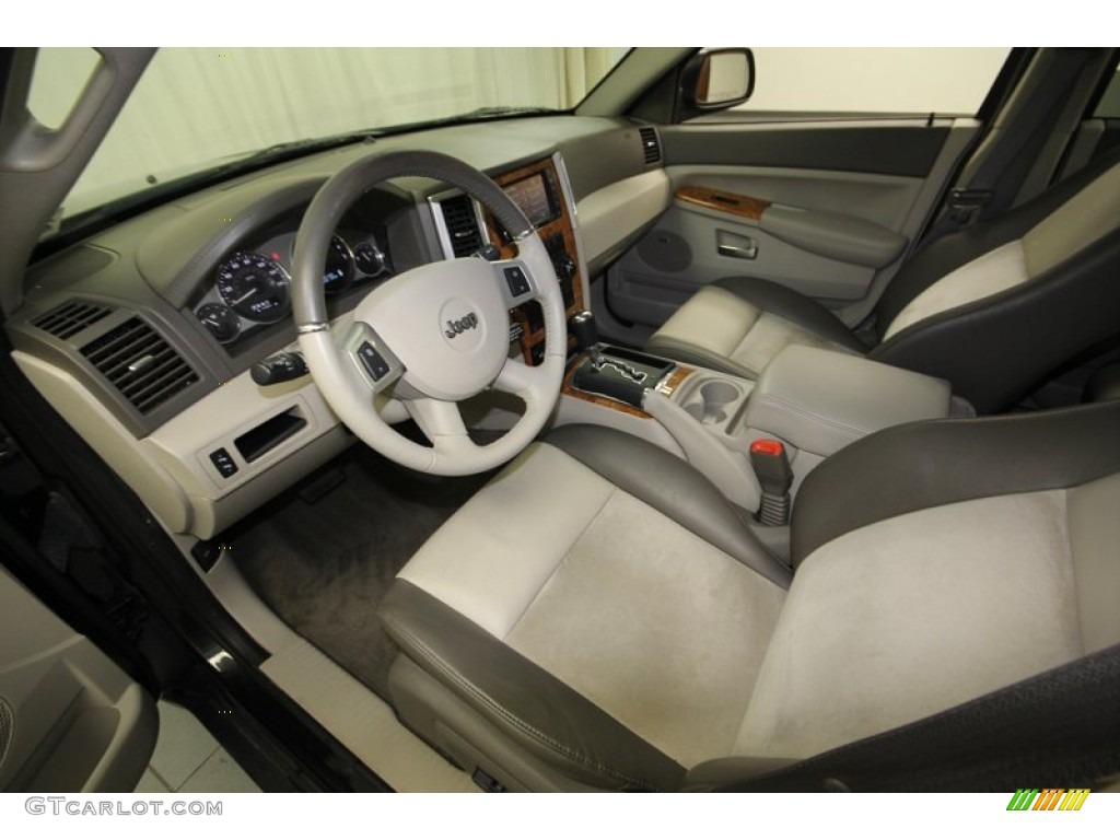 Dark Slate Gray/Light Graystone Royale Leather Interior 2009 Jeep Grand Cherokee Limited Photo #75724626