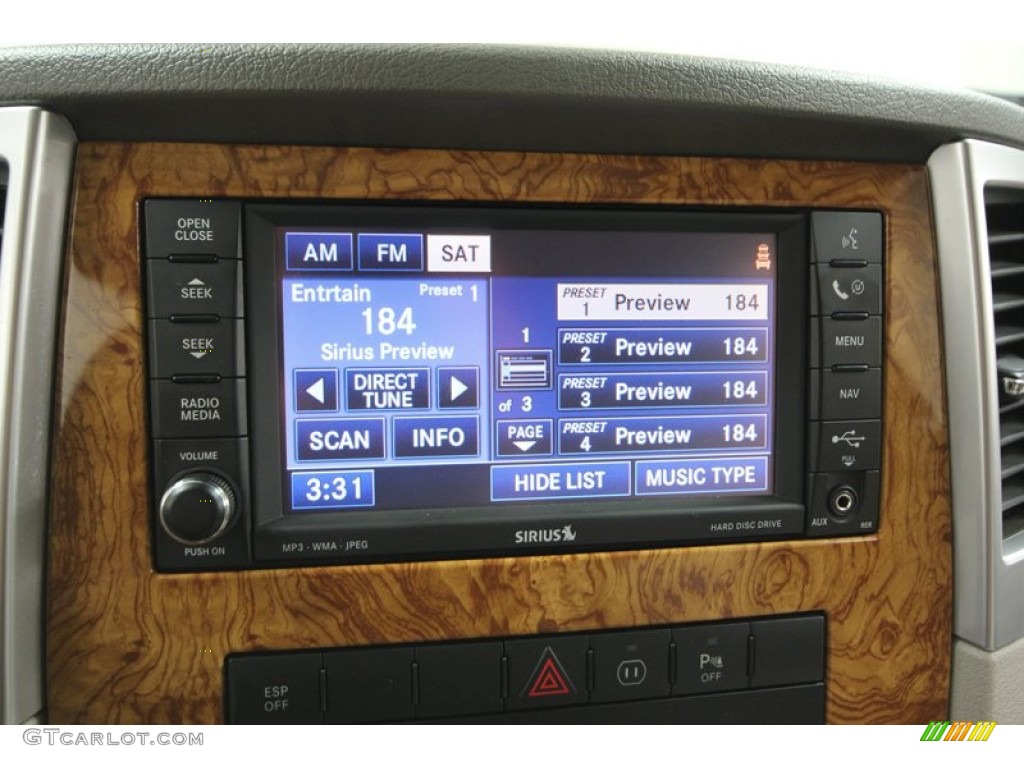 2009 Jeep Grand Cherokee Limited Audio System Photo #75724656