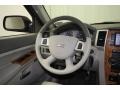 Dark Slate Gray/Light Graystone Royale Leather 2009 Jeep Grand Cherokee Limited Steering Wheel