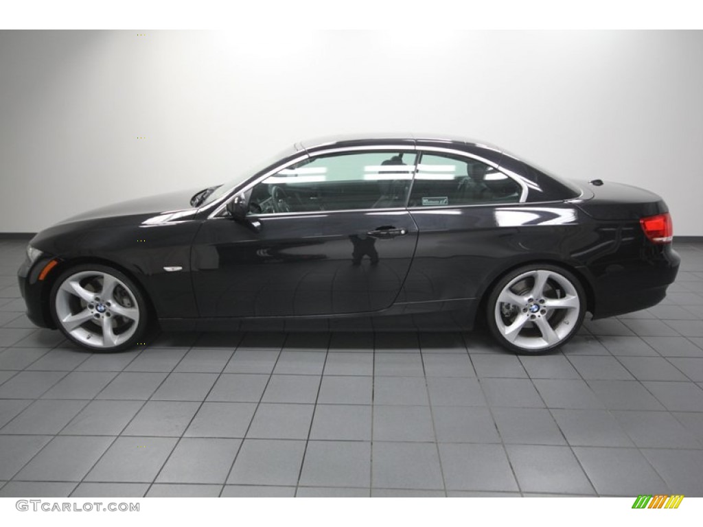 2010 3 Series 335i Convertible - Black Sapphire Metallic / Black photo #2