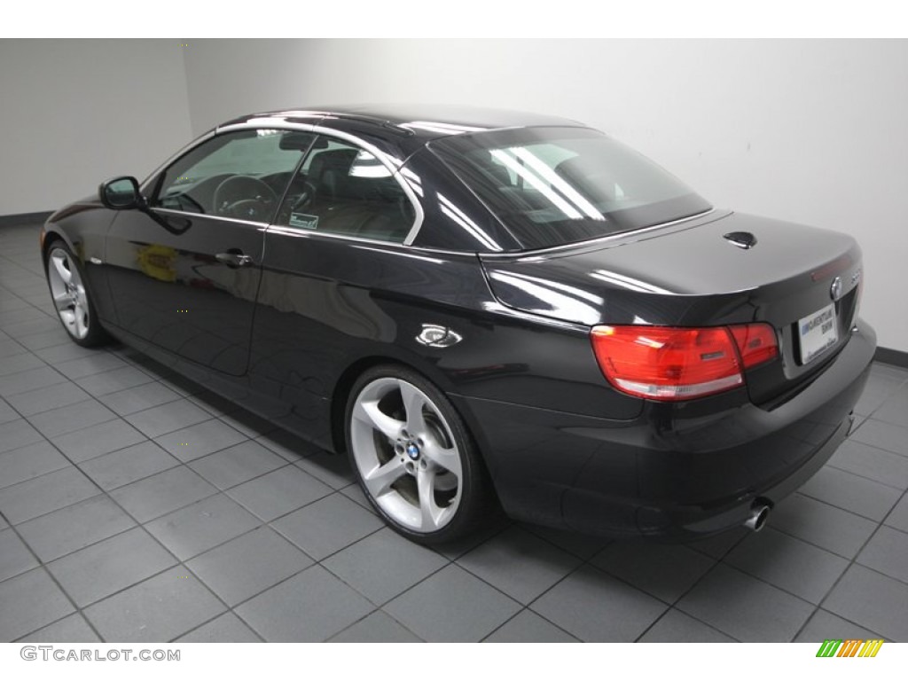 2010 3 Series 335i Convertible - Black Sapphire Metallic / Black photo #5