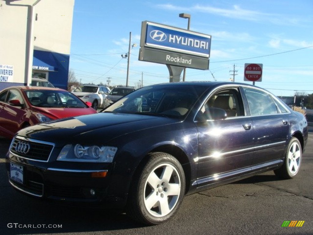 2005 A8 L 4.2 quattro - Night Blue Pearl / Beige photo #1