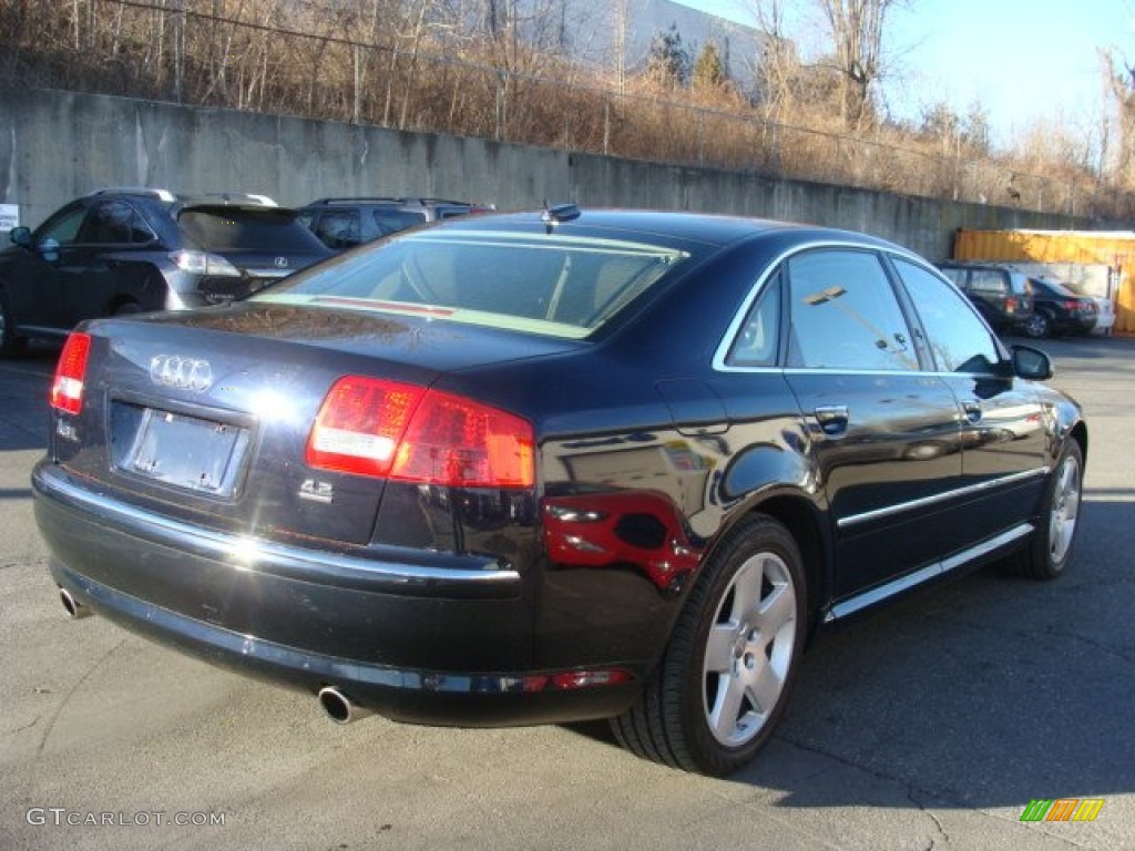 2005 A8 L 4.2 quattro - Night Blue Pearl / Beige photo #4