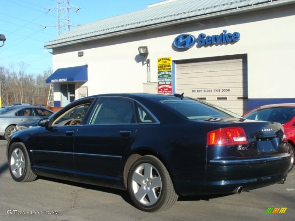 2005 A8 L 4.2 quattro - Night Blue Pearl / Beige photo #6