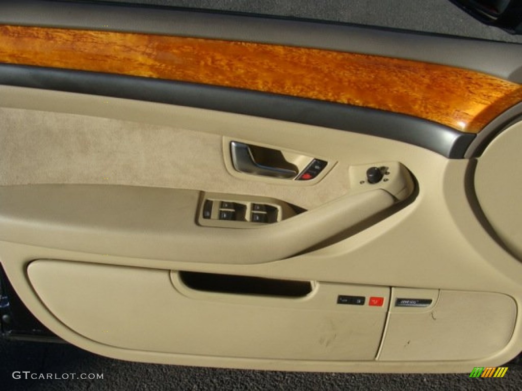 2005 A8 L 4.2 quattro - Night Blue Pearl / Beige photo #7