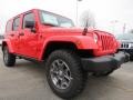 Rock Lobster Red 2013 Jeep Wrangler Unlimited Rubicon 4x4 Exterior