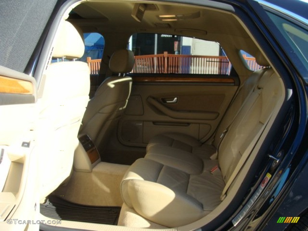 2005 A8 L 4.2 quattro - Night Blue Pearl / Beige photo #17