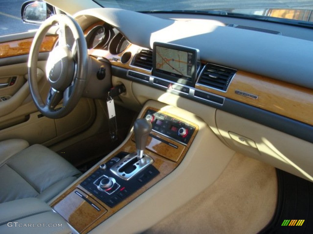 2005 A8 L 4.2 quattro - Night Blue Pearl / Beige photo #22
