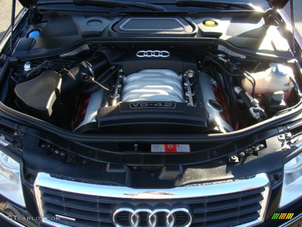 2005 A8 L 4.2 quattro - Night Blue Pearl / Beige photo #26