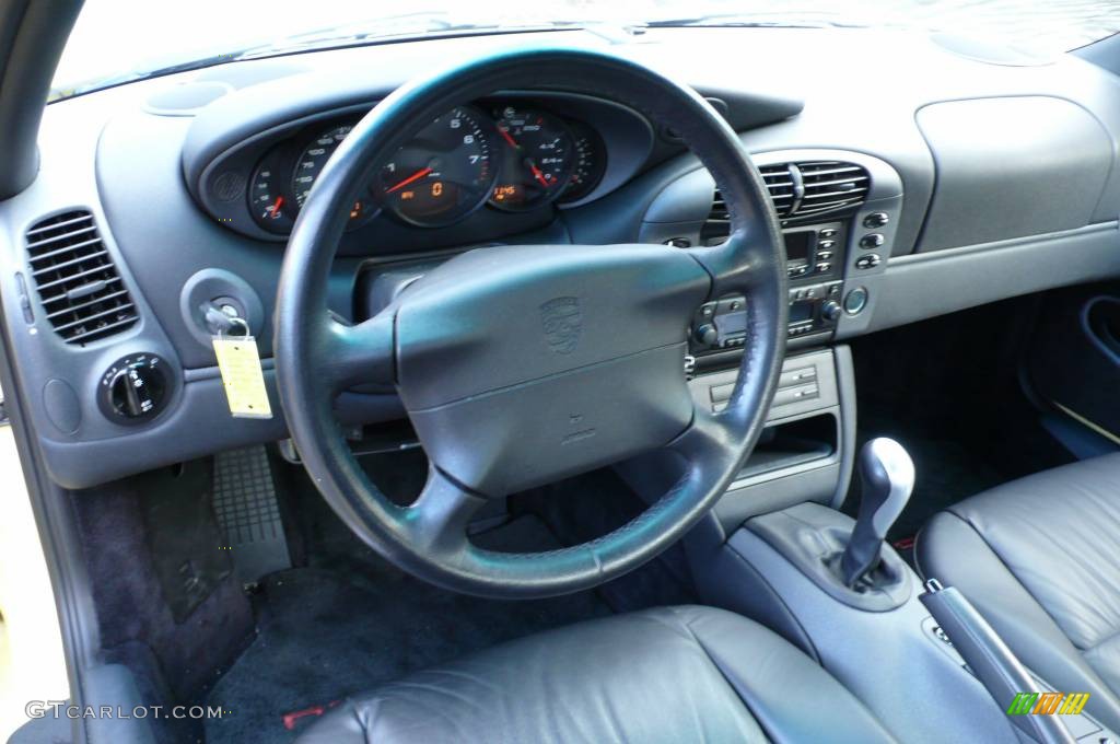 1999 911 Carrera Cabriolet - Pastel Yellow / Black photo #17