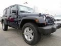 2013 True Blue Pearl Jeep Wrangler Unlimited Sport S 4x4  photo #4